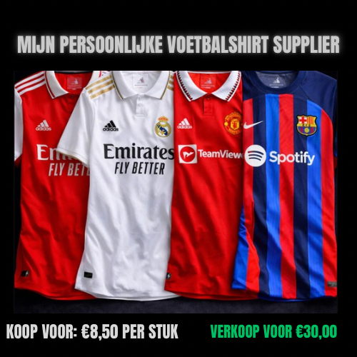 VOETBALSHIRT SUPPLIER + TIPS & TRICKS